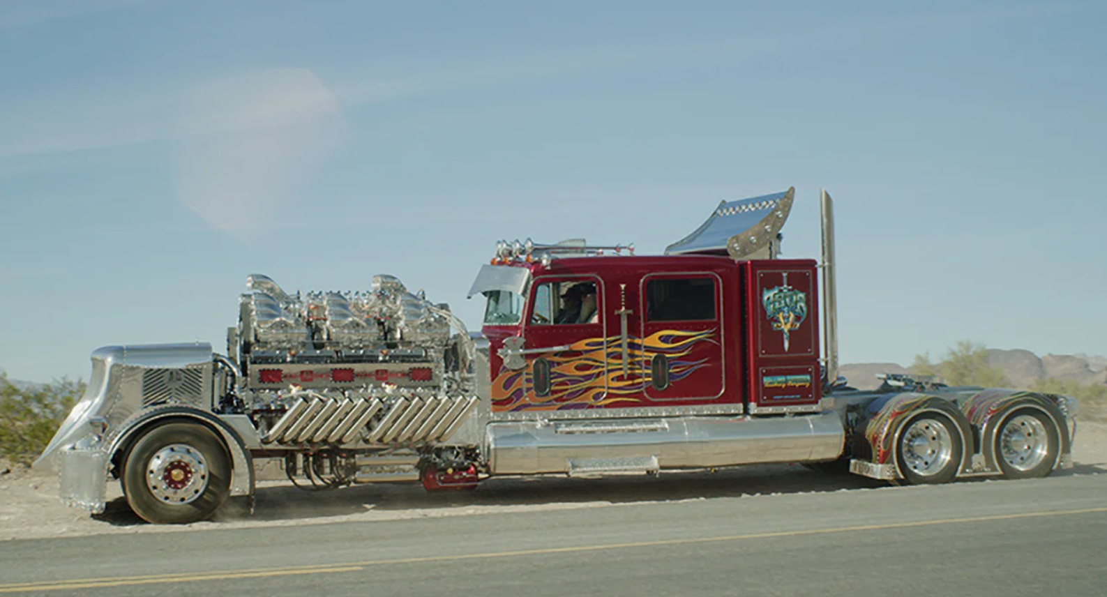 24 Cylinders and 12 Superchargers straight into a Semi Truck! The