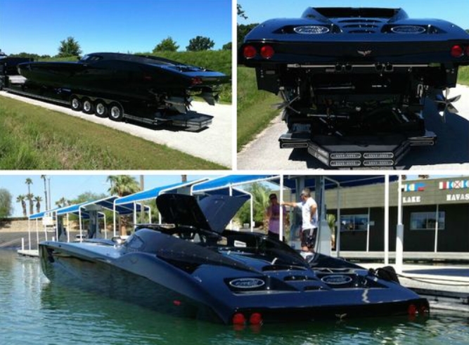 ZR48 Corvette Boat Powered By Mercury Racing Twin Turbo Mari