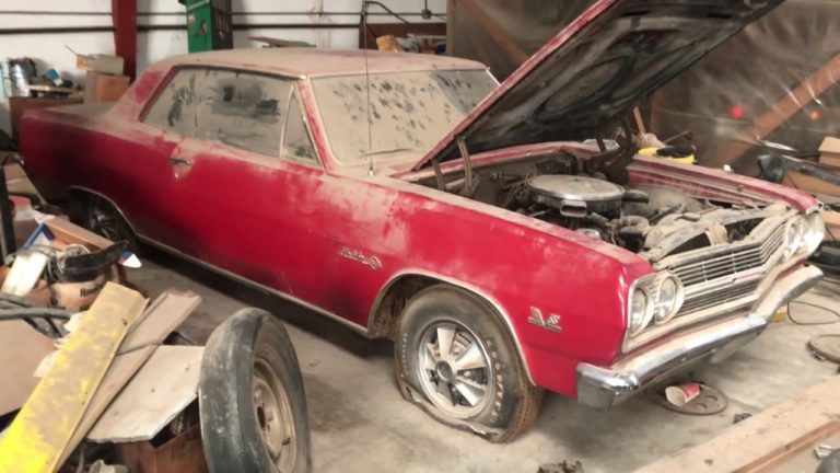The Most Original 1965 Z16 SS396 Chevelle Found Parked For 48 Years In Kansas!!!