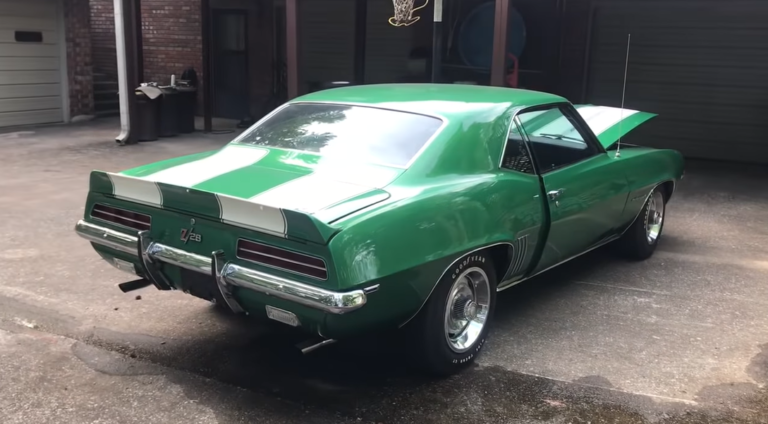 Government Seized ’69 Z28 Chevy Camaro RS Found Parked Since 1971 With Only 19k Miles
