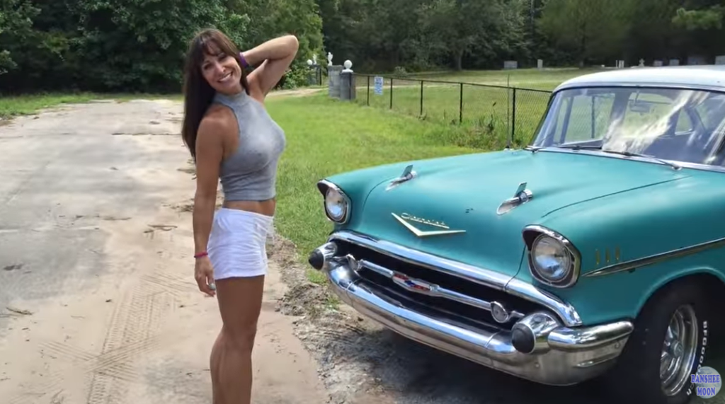 Beautiful Farm Girl Turning 57 And a Ride In a Classic '57 Chevy ...